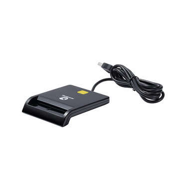 Zoweetek EMV USB Smart Card Reader CAC Common Access Card Reader ISO 7816 for SIM/ATM/IC/ID Card