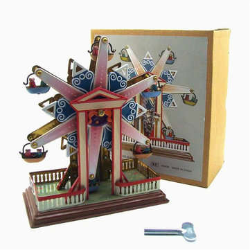 Sky Steel Classic Vintage Clockwork Wind Up Children Kids Tin Toys With Key