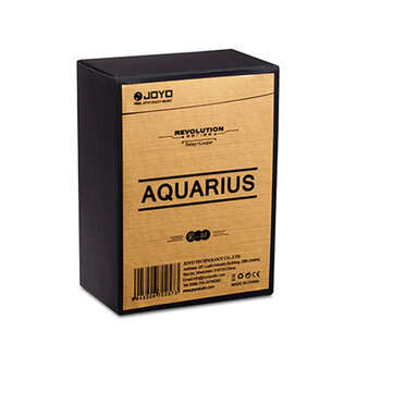 JOYO R-07 AQUARIUS Delay + LOOPER Multi Guitar Effect Pedal, Multieffects Pedal, with 8 Digital Dela