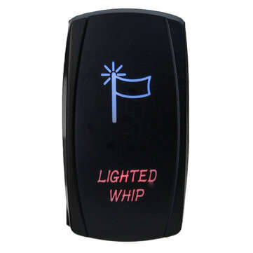 12V-24V Dash ON OFF Rocker Switch Blue Red Dual LED Light Car Marine (NO.: 02)