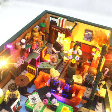 DIY LED Light Lighting Kit ONLY For LEGO 21319 Friends Central Perk Bricks Toy