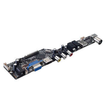 TV+HDMI+VGA+AV+USB+Audio TV LCD Driver Board Controller Board DIY Kit For 15.4 Inch Lp154W01 B154Ew0