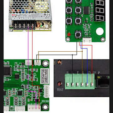 M2 Nano Laser Controller Mother Main Board + Control Panel + Dongle B System Engraver Cutter DIY 302