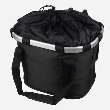 33x28x25CM Foldable Bicycle Front Basket Bike Handlebar Basket Pet Dog Carrier MTB Road Bike Frame B