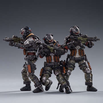 JOYTOY Action Figure Multi-joint Scale 1:18 Skeleton Forces Double Sickle SQUAD  Figure New Toy for