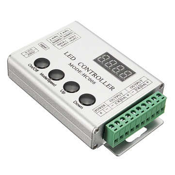 DC12V RGB LED Strip Pixel Bar HC008 RF Controller for WS2812 WS2811 WS2801 LPD6803