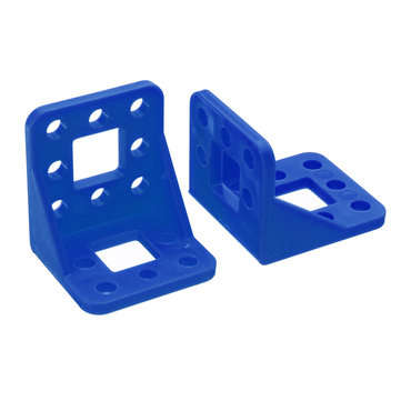 5Pcs DIY Model Holder Plastic Frame Holder Assembly Bracket 1203 Electric Motor Ho... (COLOR.: BLUE)