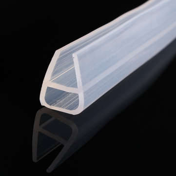 6mm/8mm Bath Shower Screen Door Sealing Strip for Glass Thickness Seal Gap 6.5ft (SIZE: 6MM)