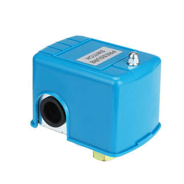 40-60 PSI Water Pump Pressure Control Switch Double Spring Pole Blue Cover