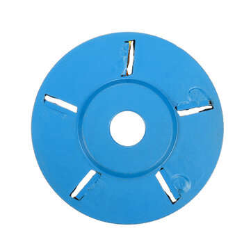 90mm Grinding Wheel For 16mm Aperture Angle Grinder Attachment Five-teeth Milling ... (COLOR.: BLUE)
