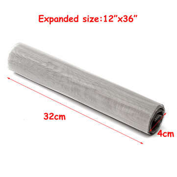 30x90cm Stainless Steel Woven Wire Filter Screen Sheet Filtration Cloth 120 Mesh