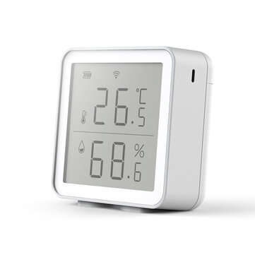 EMASTIFF Tuya WIFI Smart Temperature and Humidity Sensor LCD Display Wireless Temperature and Humidi