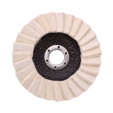 Drillpro 130mm Stianless Steel Wool Felt Flap Polishing Wheel Disc Angle Grinder Buffing Pads For Me