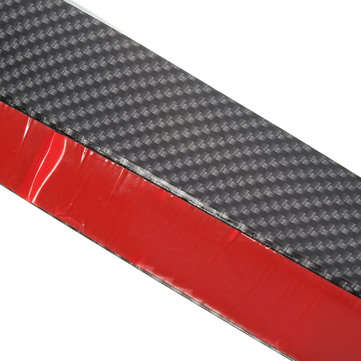 2.5M Car Front Bumper Lip Protector Carbon Fiber Spoiler Decorative Strip