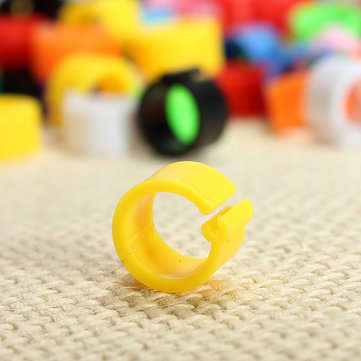 150Pcs Bird  Leg Bands for Pigeon Parrot Finch Canary Hatch Poultry Pet Toys
