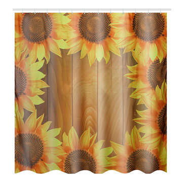 180180cm Bathroom Shower Curtain 3D Digital Printing Polyester Waterproof  (PATTERN: A)