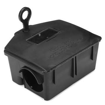 Rat Mouse Mice Rodent Bait Block Station Box Case Trap & Key Hunting Trap for Home Farm Hotel