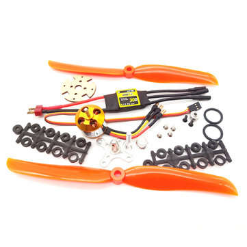 XXD A2212 2212 930KV KV930/1000KV KV1000 Brushless Motor+30A ESC+1060 Prop Blade Prop... (KV: 930KV)