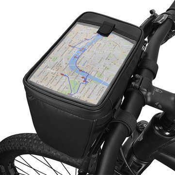 Sahoo 2L Cycling Bike Bag Handlebar Front Tube Basket Bag Waterproof Bag For Electric Scooter E-bike