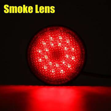 Pair LED Rear Bumper Reflector Brake Lights For Nissan Qashqai 2007-2015 for Toyo... (COLOR.: SMOKE)