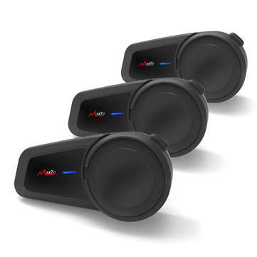 1000M M2 Waterproof 6 Riders Group Talking Helmet Intercom Universal Pairing Motorcycle bluetooth He