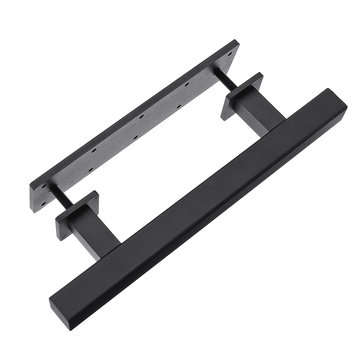 12 Inch Rustic Barn Door Handle for Sliding Door Barn Door Hardware Black Door Pull Plate Antique Lo