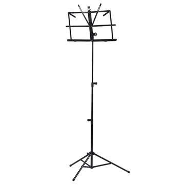 Foldable Aluminum Alloy Guitar Stand Holder Music Sheet Tripod Stand Height Adjustable with Carry Ba