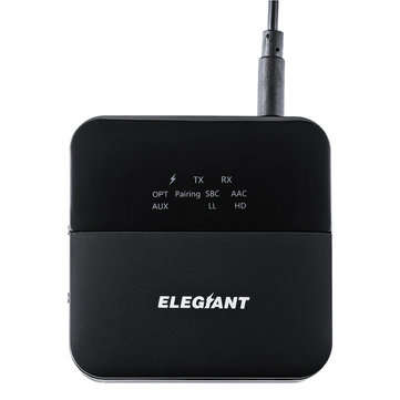 bluetooth 5.0 Transmitter Receiver Wireless Audio Adapter 20m Range with 3.5mm Digital Optical Tosli