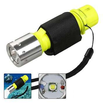 LED XM-T6 Professional Diving Flashlight Scuba Safety Light Diving Lamp Diving Lighting Tool Work Li