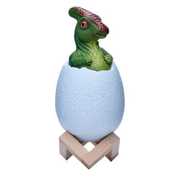 KL-02 Decorative 3D Deputy Dinosaur Egg Smart Night Light Touch Switch 3 Colors Change LED Nightligh