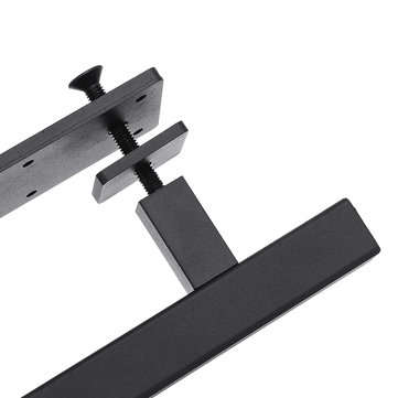 12 Inch Rustic Barn Door Handle for Sliding Door Barn Door Hardware Black Door Pull Plate Antique Lo