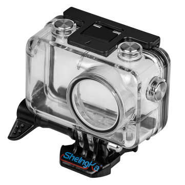 SheIngKa 40M Waterproof Protective Case Frame Shell Screen Film Selfie Stick for DJI OSMO Action Spo