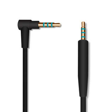 Replace Audio 2.5 to 3.5mm Cable for Bosees Quiet Comfort QC25 Headphone MIC