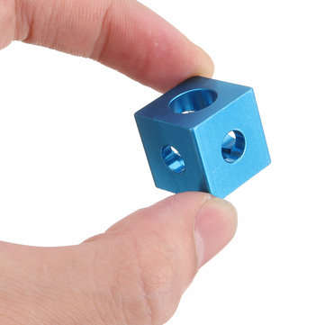 Machifit Three Way Cube Connector for 2020 V-slot Aluminum Extrusions Profile Blue