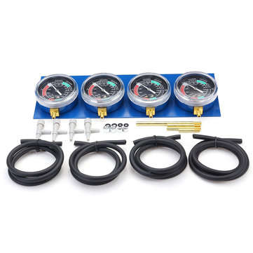 4x Motorcycle Carburetor Carb Fuel Vacuum 2/4 Cylinder Gauge Balancer Synchronizer Diagnostic Tool