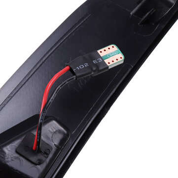 LED Dynamic Side Door Wing Mirror Indicator Lights Turn Lamps Smoked Black for Ford Fiesta B-Max 200