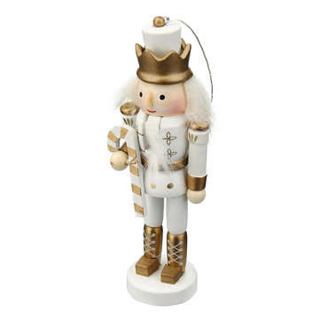 5Pcs Wooden Nutcracker Soldier Handcraft Puppet Doll Toy Ornament Christmas Gift Home Room Decoratio
