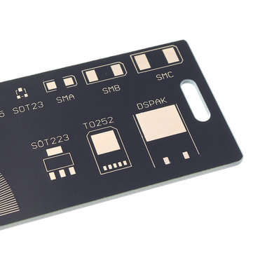 15pcs 15cm 20cm 25cm Multifunctional PCB Ruler Measuring Tool Resistor Capacitor Chip IC SMD Diode T