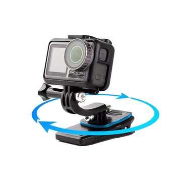 Action Camera Backpack Clip Mount 360 Degree Rotation For GoPro Hero 8/7/6/5 DJI OSMO Action FPV Cam