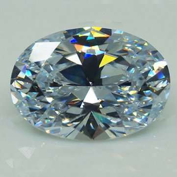 HUGE Unheated 56.66ct VVS White Sapphire 18X25mm Oval Cut AAAA Loose Jewelry Set