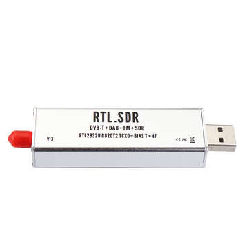 RTL-SDR Blog RTL SDR V3 R820T2 RTL2832U 1PPM TCXO SMA RTLSDR Software Defined Radio Receiver with An