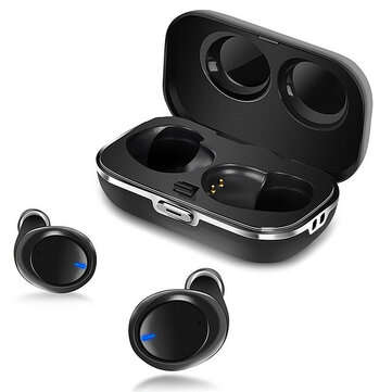 S8 HiFi Stereo TWS bluetooth 5.0 Earphone IPX7 Waterproof Noise Cancelling Stere... (COLOR.: BLACK)