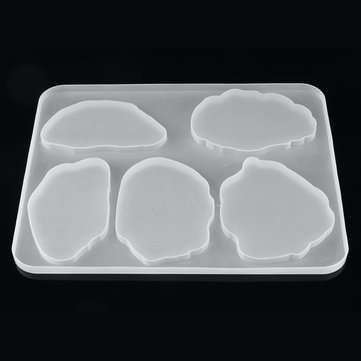 Agate Resin Casting Mold Silicone Making Epoxy Mould Craft DIY Clay Tool