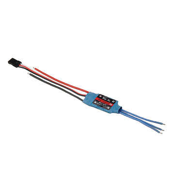 RW.RC 10A Brushless ESC 5V1A BEC 2S 3S for RC Models Fixed Wing Airplane Drone