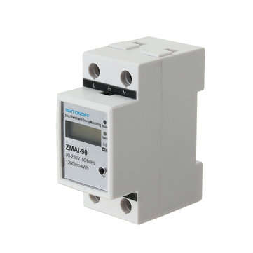 Smart Life Tuya APP Single Phase Din Rail WIFI Smart Energy Meter Power Consumption kWh Meter Wattme