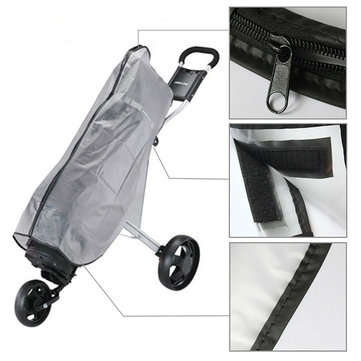 Transparent Golf Rain Cover Raincoat Waterproof Dustproof Golf Club Bag Protector