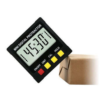 Drillpro 360 Degree Mini Electronic Digital Display Magnetic Inclinometer Protractor Slope Level Mea