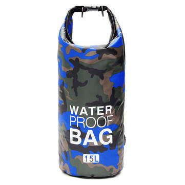 IPRee 15L Sports Waterproof Rainproof Bag Sack Canoe Pouch Floating Boating Kay... (COLOR.: ROYAL)