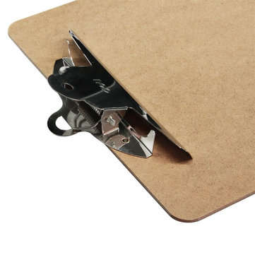 Deli 9227 A4 Wooden Clip Board Portable Writing Board Clipboard Office School Meeting Accessories Wi