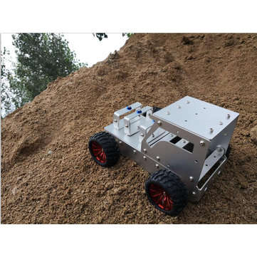 DIY Tractor Aluminous Smart RC Robot Car Chassis Base Kit